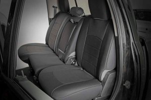 Ram 1500 Seat Covers - Front + Rear - Rough Country - Neoprene - '11-'18